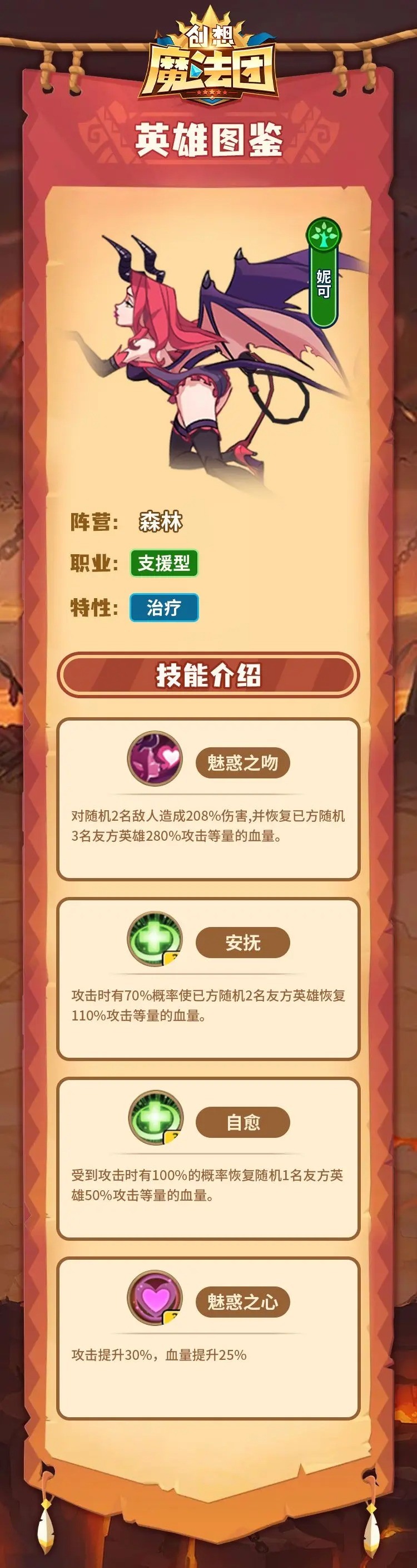 创想魔法团妮可技能介绍-妮可阵容搭配建议