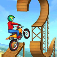 摩托车比赛激烈特技(Bike Race: Bike Stunt Games)_logo