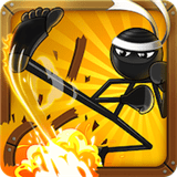 粉碎忍者战斗Stickninja Smash_logo
